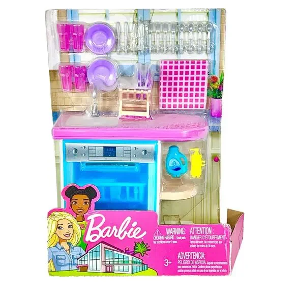 Barbie The Pioneer Woman Doll & Kitchen Set Bundle Barbecue Pasta Dishwasher